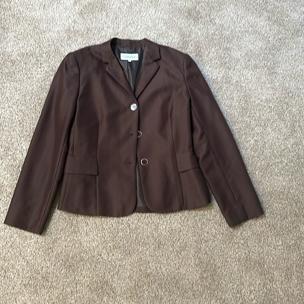Brown Calvin Klein Blazer